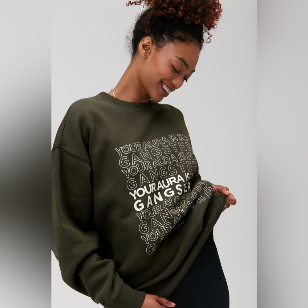 NWT Spiritual Gangster Aura Boyfriend Pullover - Size S - Picture 2 of 10